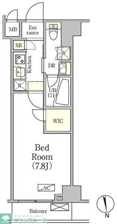 アジールコート品川中延サウスの物件間取画像